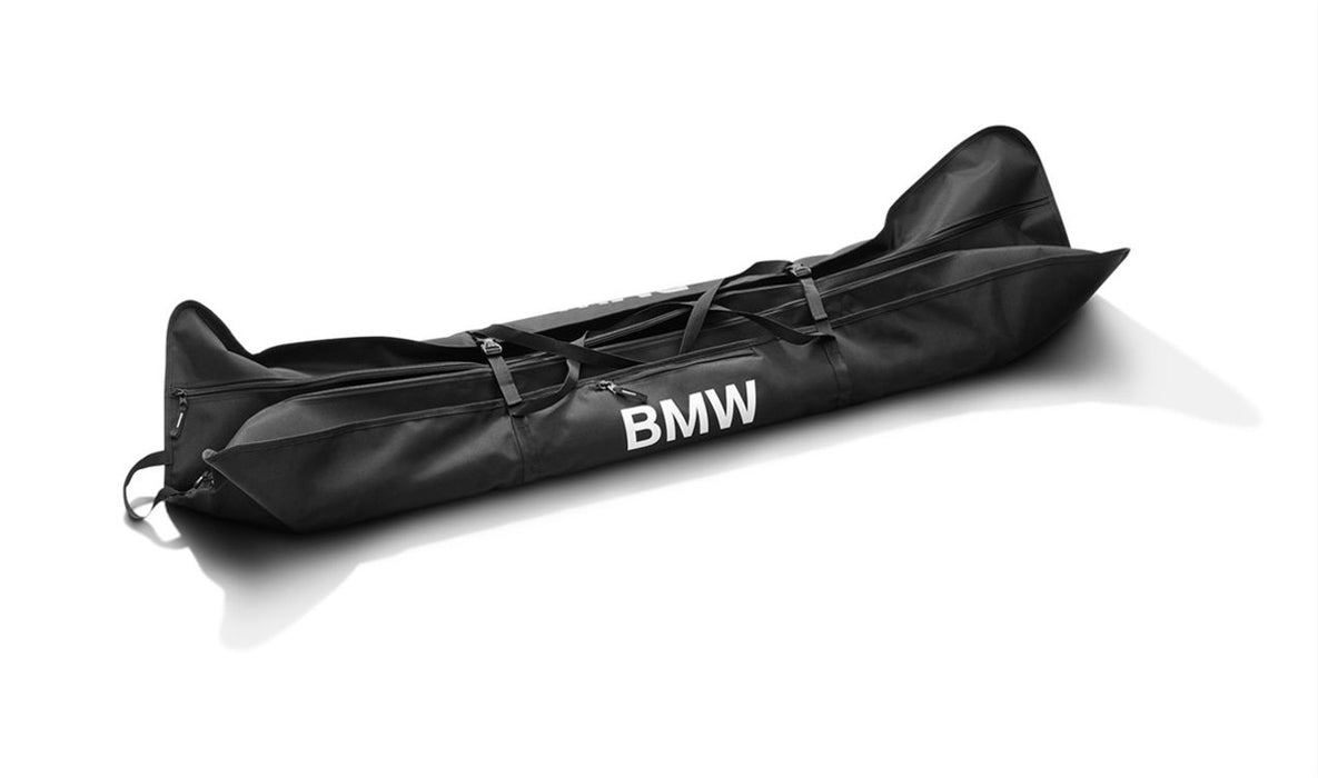 BMW Lettering Logo Roof Bars Rails Rack Carrier Bag Holder
